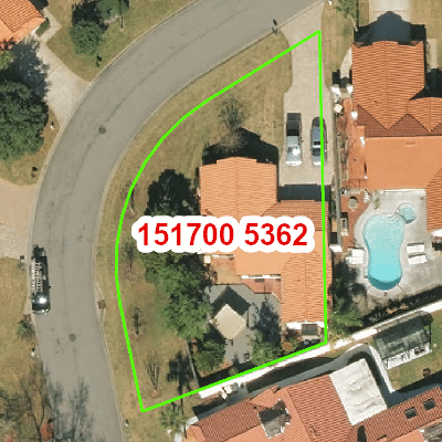 Topograhic image of property